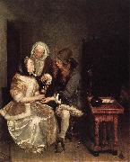 TERBORCH, Gerard The Glass of Lemonade fg oil painting